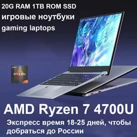 15.6 Inch AMD ryzen 7 4700U gaming laptops notebook 20G RAM 1TB ROM SSD Pc gamer Computer deals windows 10pro 1