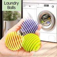 Reusable Laundry Ball Silicone Clothes Hair Cleaning Ball Soft Anti-wrap Laundry Ball Household Washing Machine Dryer Balls 1