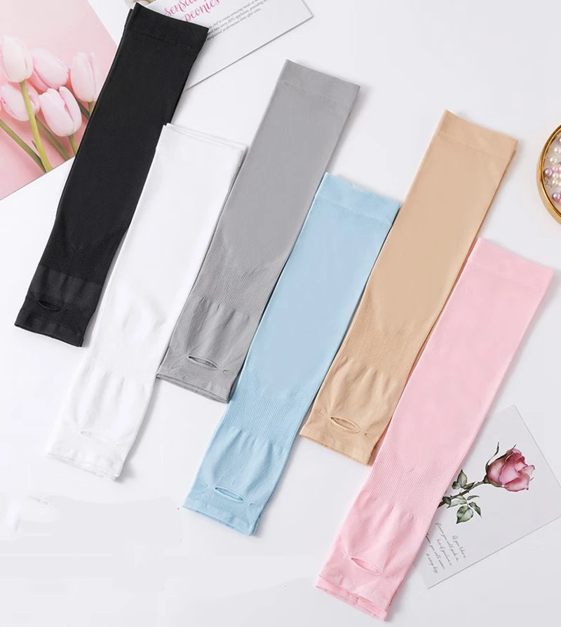 Sun Protection Arm Sleeves Arm Sleeves Cooling Arm Sleeves Arm Sleeves Warmers Sports Sleeve Sun UV Protection Hand Cover Cooling Warmer Running Fishing Cycling Mangas Para Brazo