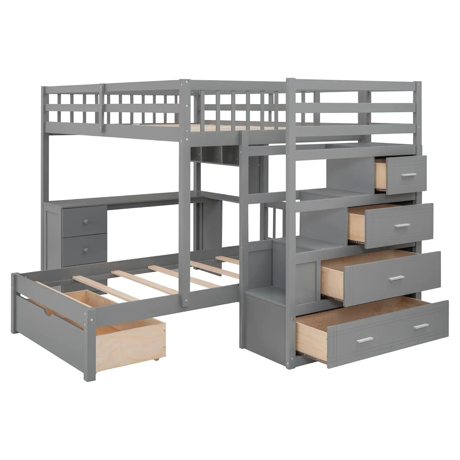 L-Shape Bunk Bed Set 5