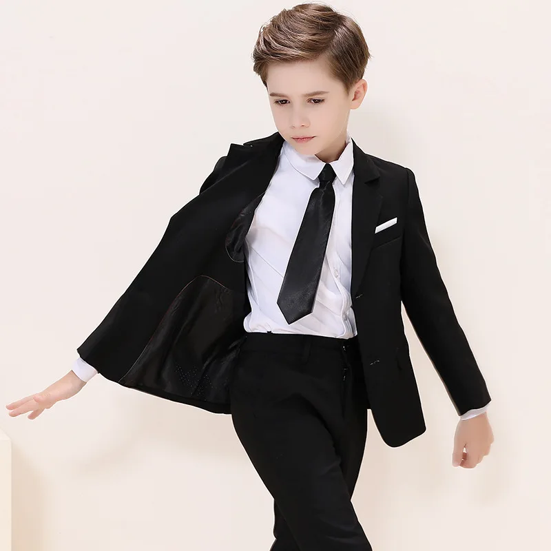 Boys White 3-Piece Suit 5