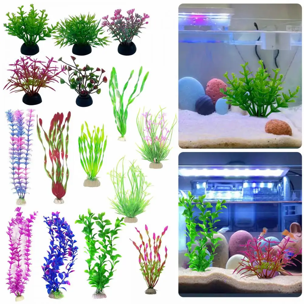 Artificial Underwater Plants Aquarium Fish Tank Seaweed Decoration Water Grass Viewing Decorations Fish Aquatic Pet Supplies - Image 6