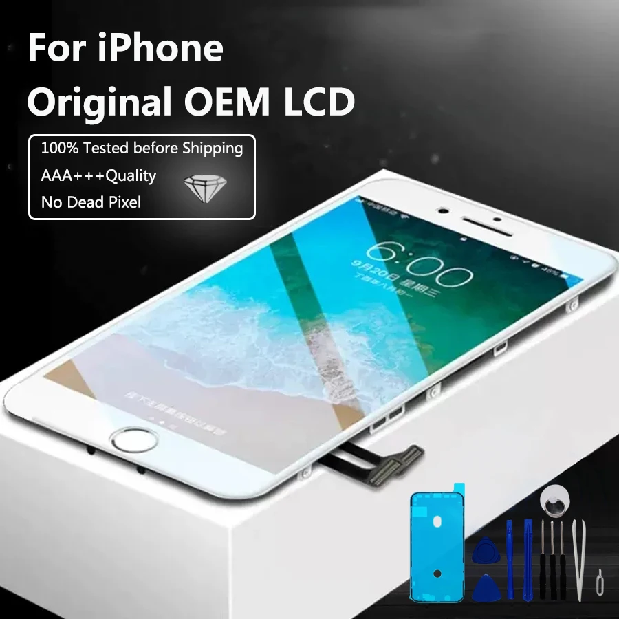 Lcd Oem Originale Per Iphone X Xs Xr 7 8 11 12 13 Mini Pro Max 6 5S 6S Plus Nuovo Schermo Display Assembly Sostituzione Touch Screen