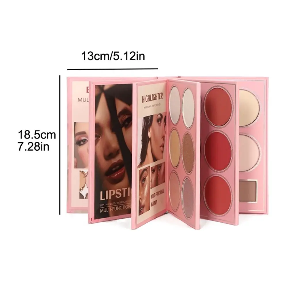 New 67 Colors Matte Shimmer Eyeshadow Long Lasting Multi-functional Makeup Palette Book Highlighter Beauty Book Makeup Kit