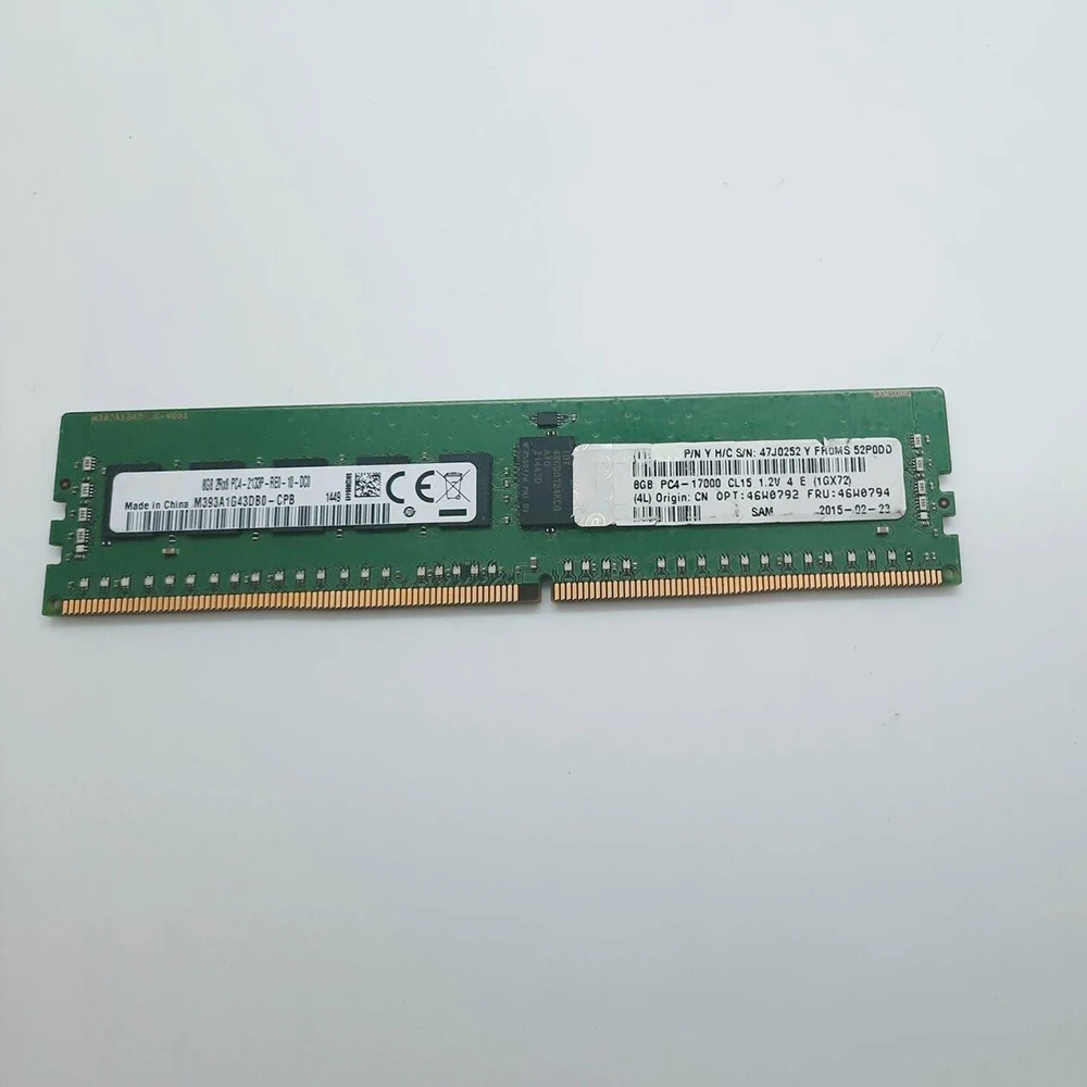 1PCS Server Memory For IBM RAM X3650 X3550 M5 46W0794 46W0792 47J0252 PC4-2133P 8GB DDR4 2133P REG 5 1PCS Server Memory For IBM RAM X3650 X3550 M5 46W0794 46W0792 47J0252 PC4-2133P 8GB DDR4 2133P REG - Image 3