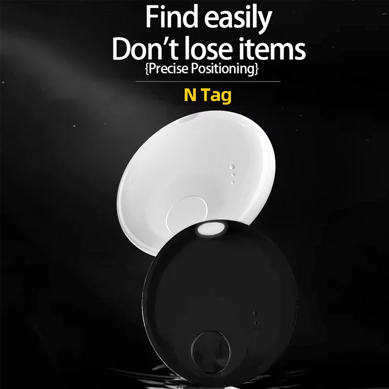 Mini Smart Tag Bluetooth Pet Tracker Works with Apple Find My (iOS Only) Item GPS Locator for Key, Luggage, Backpack Anti-Loss