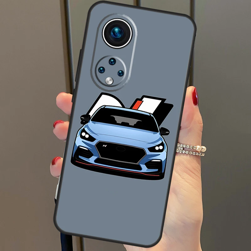Sleek Blue Cars Design Case