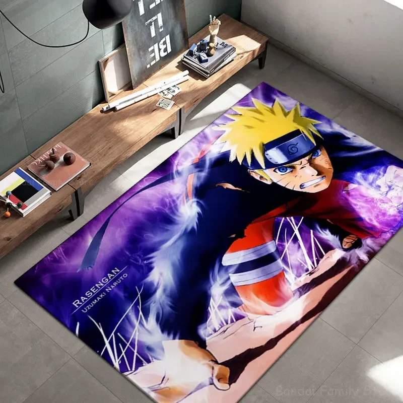 Naruto Teppich Cartoon Teppiche Anime Teppich Wohnzimmer Teetisch Matten  Schlafzimmer Teppich Waschbare Fußmatten Haushaltsbereich Matte Geschenk –  zu