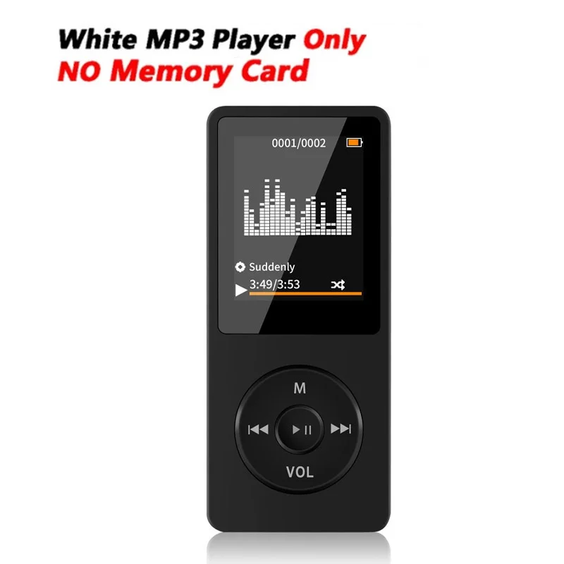 נגן MP3 נייד עם תצוגה דיגיטלית LCD רדיו FM וידאו Hifi נגן MP3 ספרים אלקטרוניים תומך ב-Bluetooth נגן מוזיקה ללא אובדן