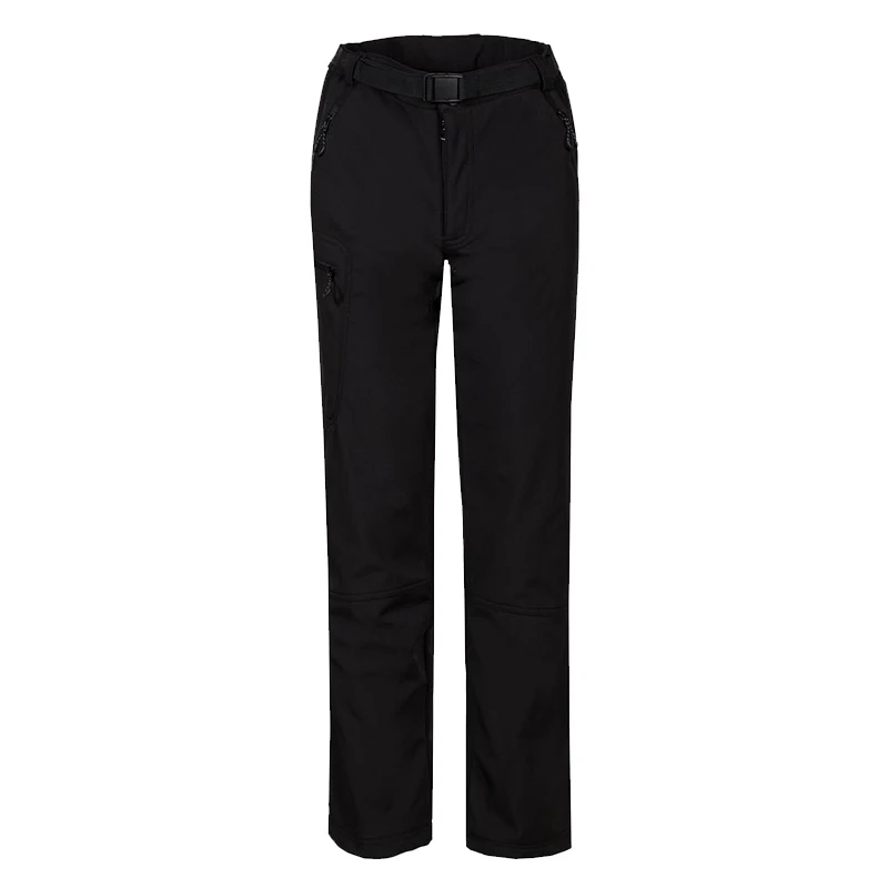 Customize LOGO Camping Hiking Softshell Pants Women Waterproof Thermal Fleece Trousers Outdoor Sport Trekking Skiing Clothing