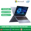 Gamer Laptops Computer office Metal Notebook Netbook Windows 11 11th Gen Intel I7-11370H 64GB RAM Dual DDR4 Slots SSD 5G WiFi 1