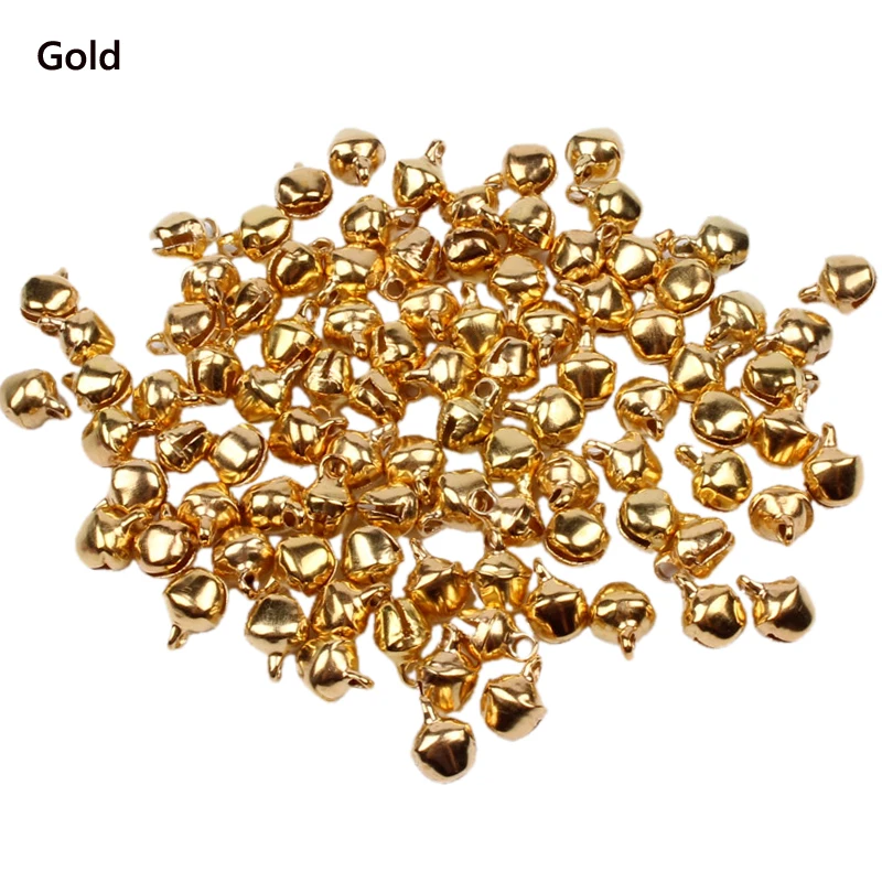 Description Picture 4 of item25-200Pcs Jingle Bells Aluminum Loose Beads Small For Festival Party Decoration/Christmas Tree Decoration/DIY Crafts Accessories