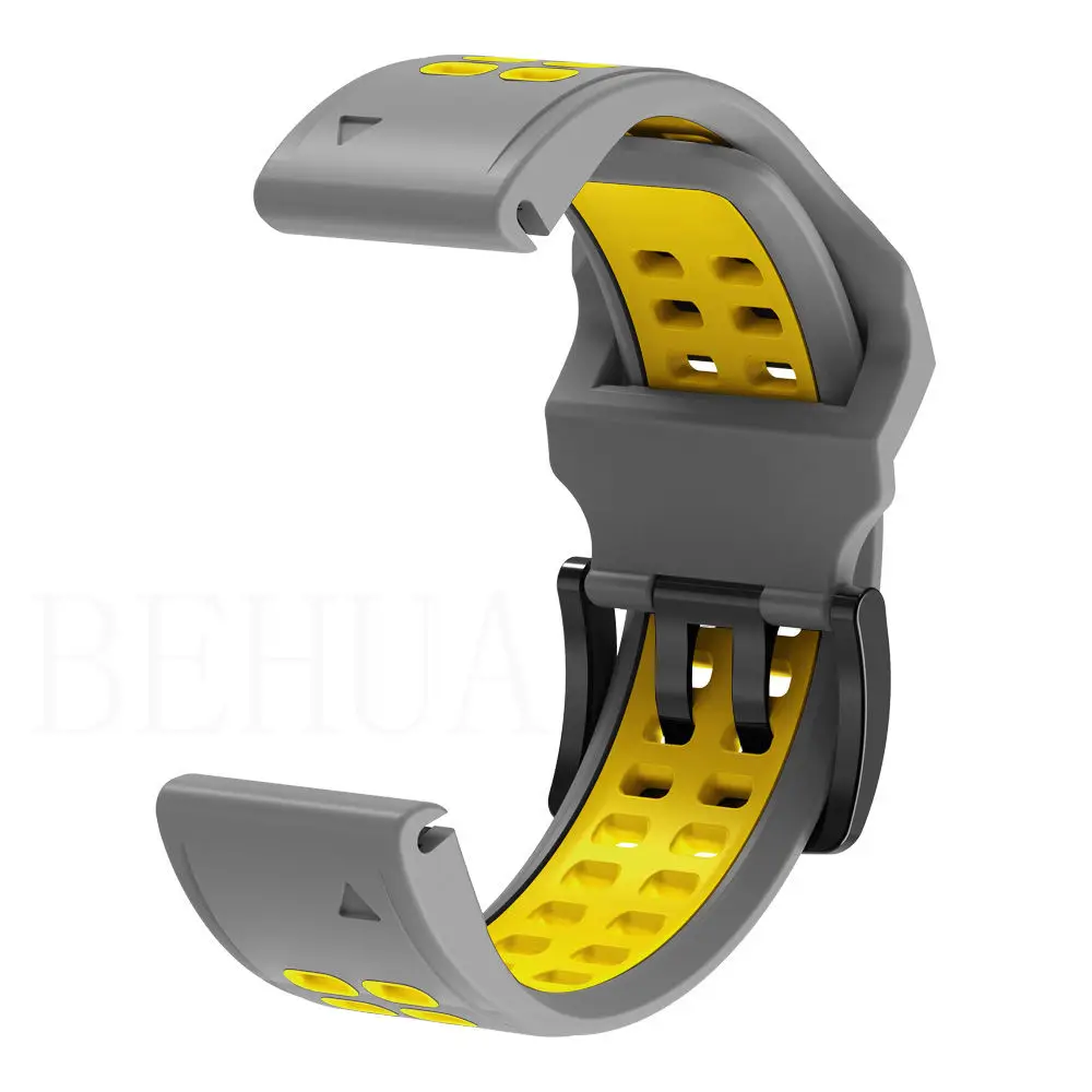 Enhanced Silicone Watch Band with Quick Release Mechanism