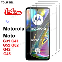 Premium Tempered Glass Screen Protector - HD Crystal Clear 9H Hardness - 1 Pcs (For Moto G41)
