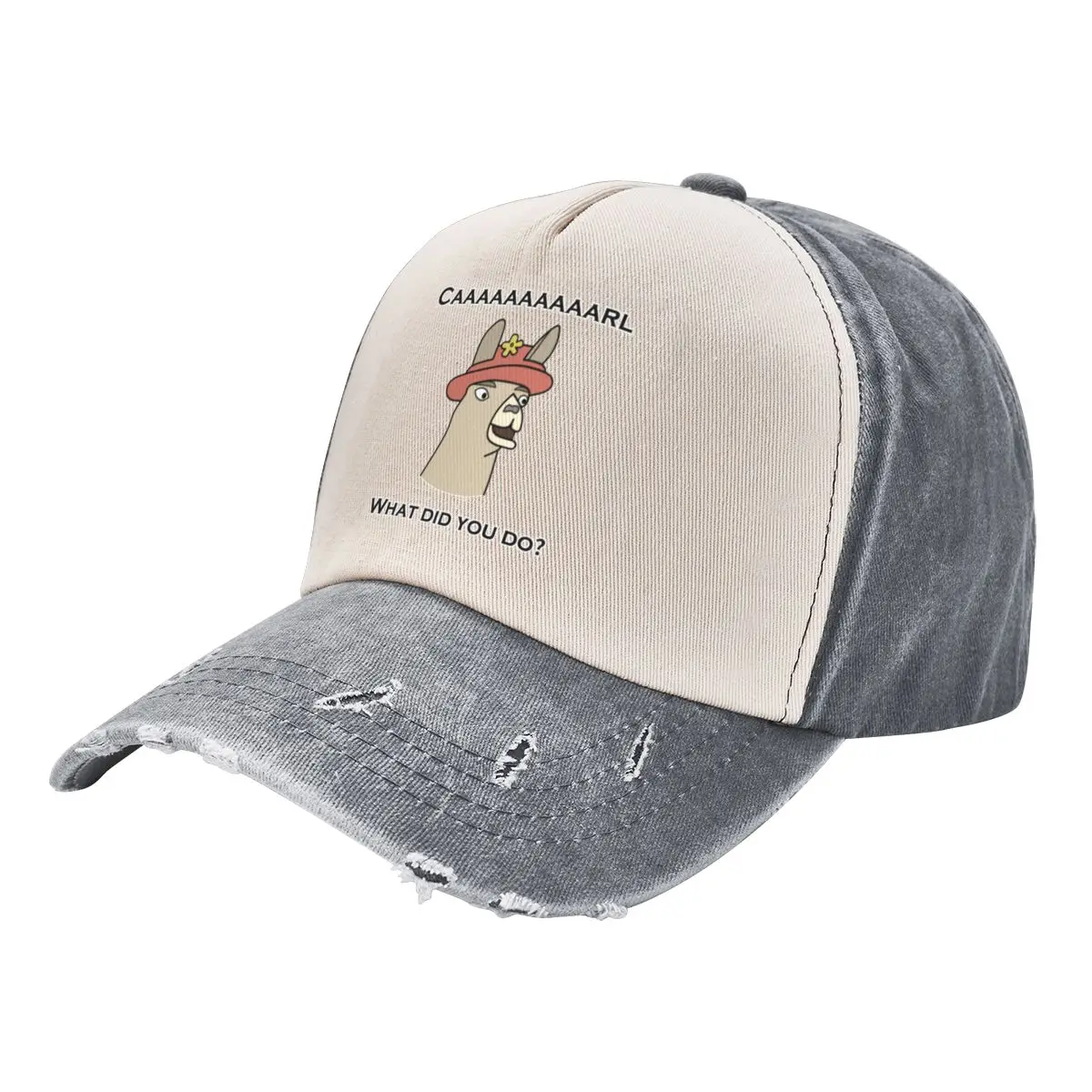 

Llamas with Hats - Caaaaaaaaaarl! What did you do Cowboy Hat Streetwear Horse Hat Women's Golf Wear Men's