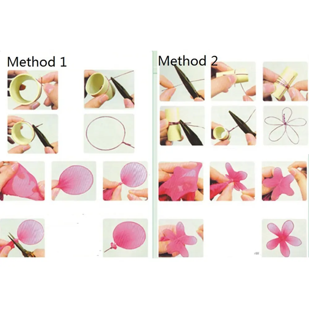 40Pcs/lot Stocking Flower Wire #22 #26 Commonly Used Iron Wire For DIY Nylon Flower Floral Wire Ronde Flower Material Accessory