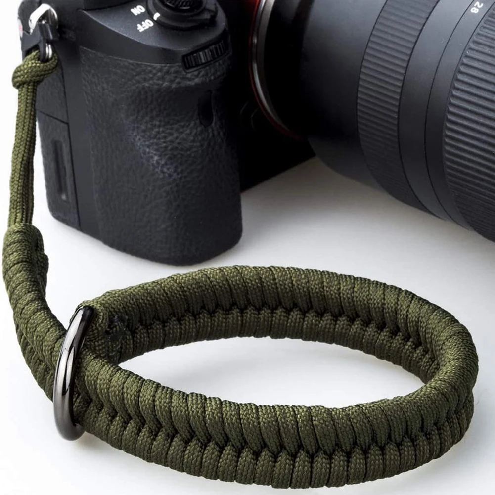 Handmade Woven Camera Hand Strap Adjustable Camera Strap with Safer Connector Hand Strap for Canon Nikon Sony Fuji Leica Olympus