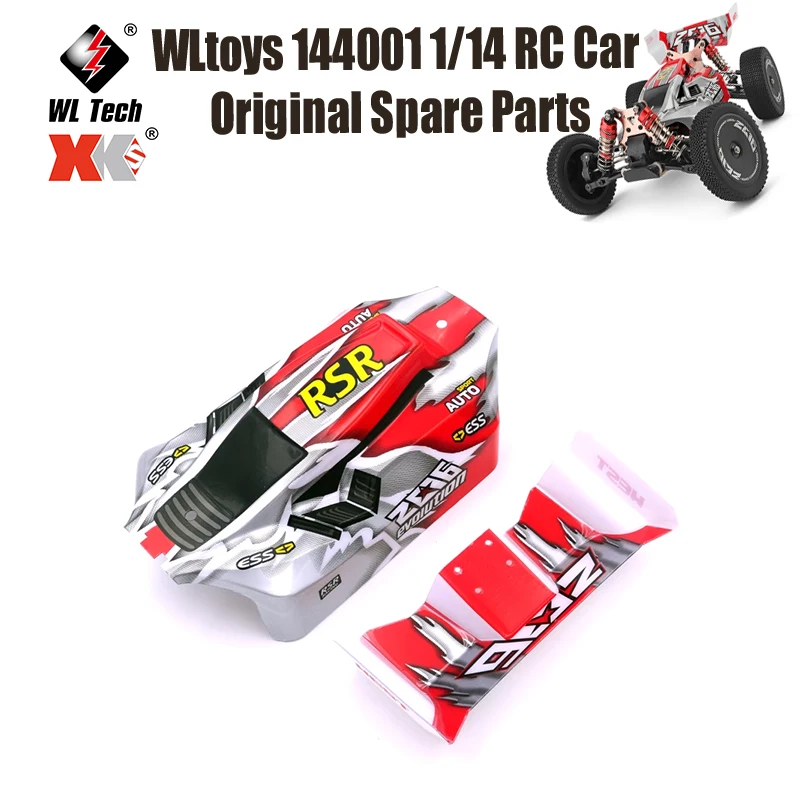 

WLtoys 144001 1/14 RC Car Original Spare Parts 144001-1335 Car Shell Red Green Car Shell Cover High-speed Car Shell