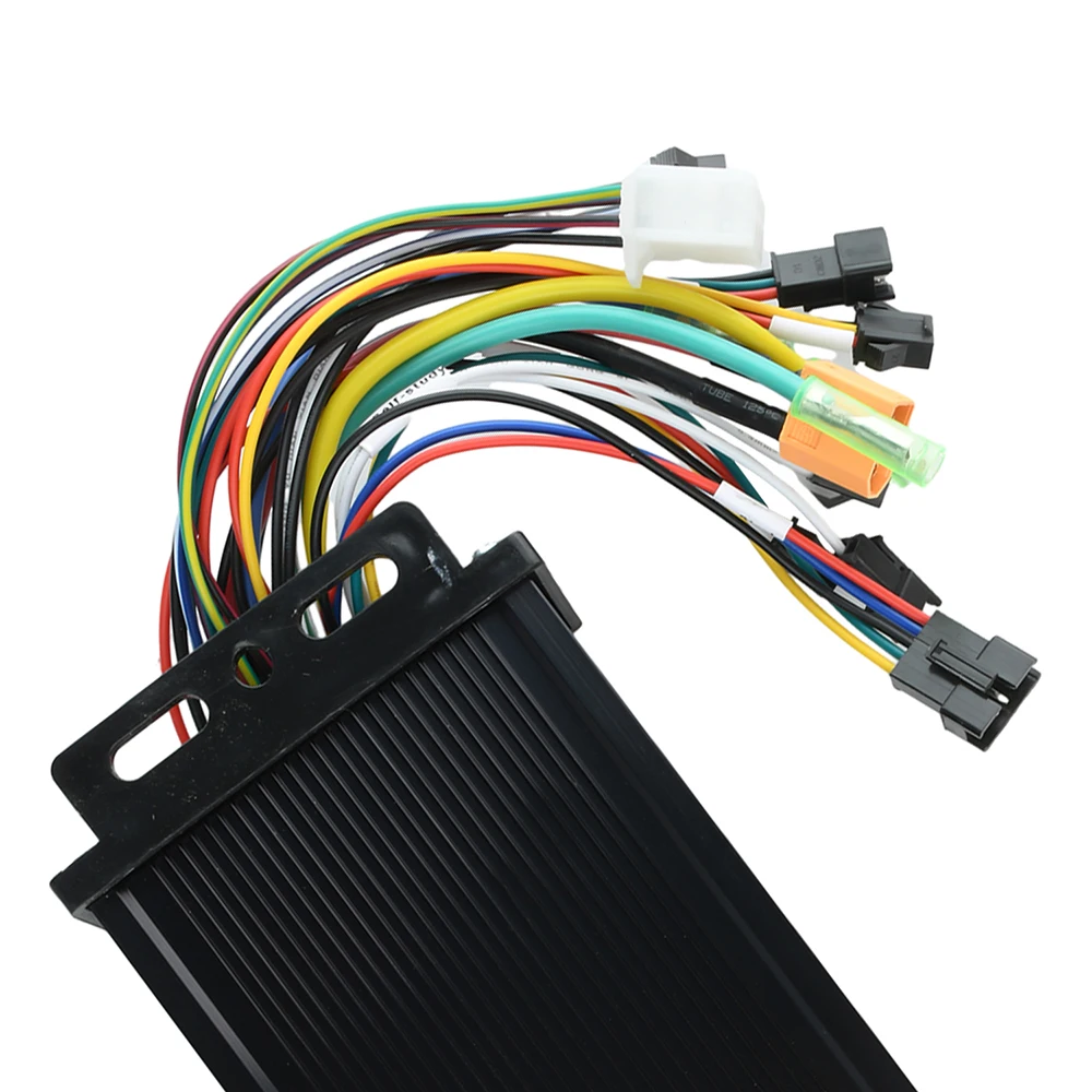 1000W-2000W Electric Vehicle Controller 36V 48V 52V 60V Sine Wave Three-Mode Brushless Motor Controller for Electric Bicycles
