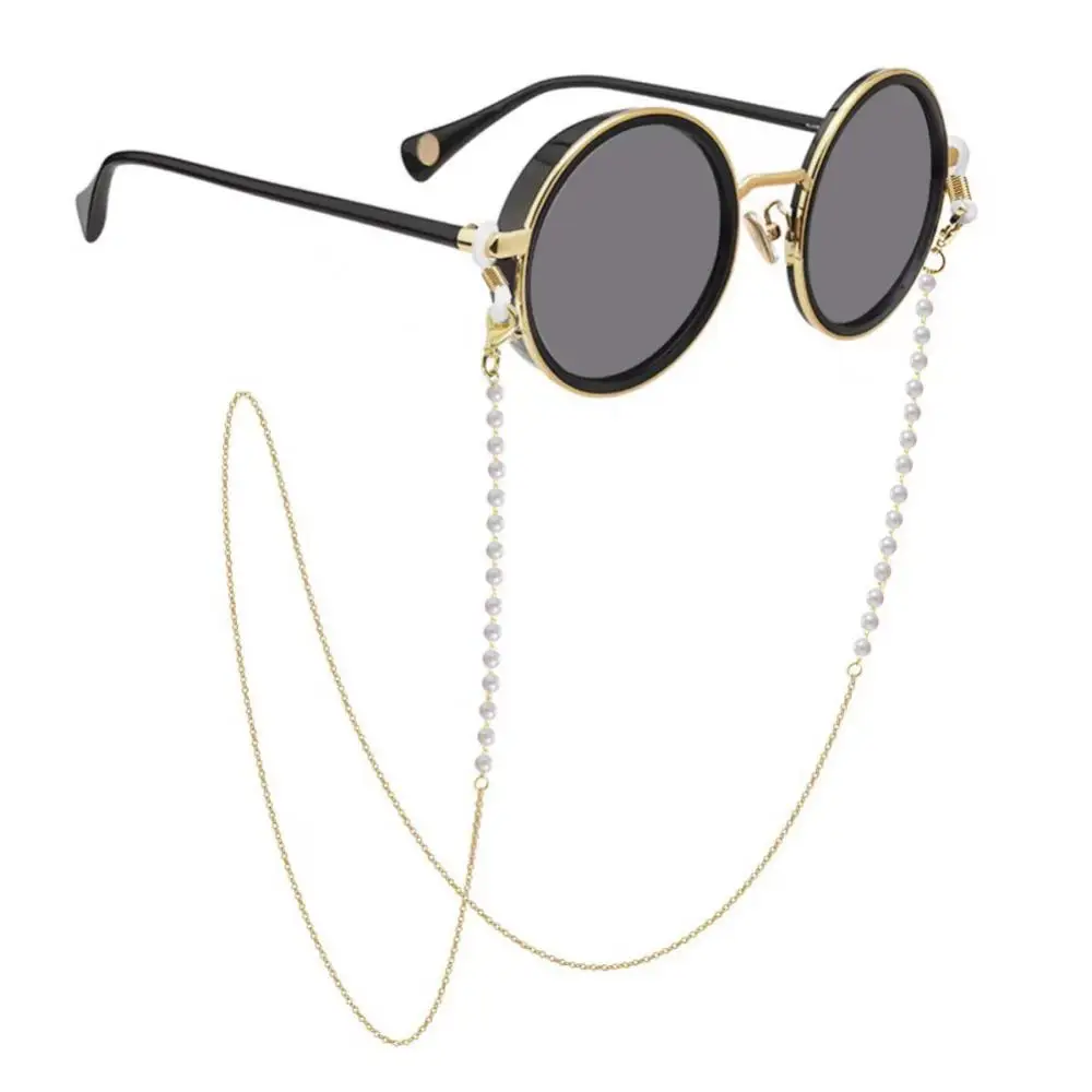 Tanio Pearl Mask Lanyard Anti-lost Belt Hook Pearl Glasses Chain sklep