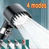 4 Modes Faucet for Bathroom Shower Head Kitchen Faucet One-Key Stop Water Massage Shower Head with Filter Bathroom Shower Set 1