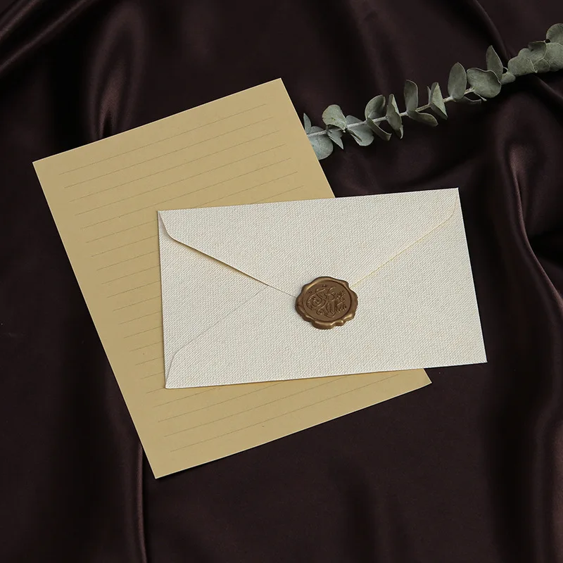 50pcs/lot High-grade Envelope Western Linen Texture 130g Paper Postcards Envelopes for Wedding Invitations Business Stationery