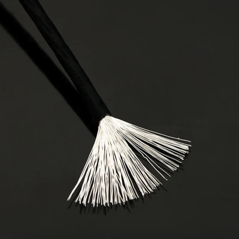 Audiophile Argento Sterling Fai Da Te Linea Audio Cavo Interno Altoparlante Filo Hifi Rca Xlr Cavi Sfusi