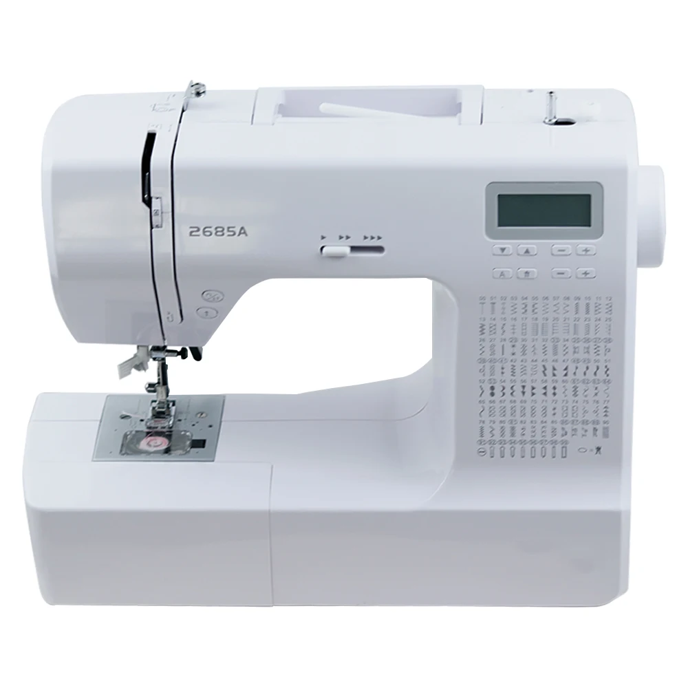 Electronic and electric multifunctional sewing machine, silent, thick buttonhole