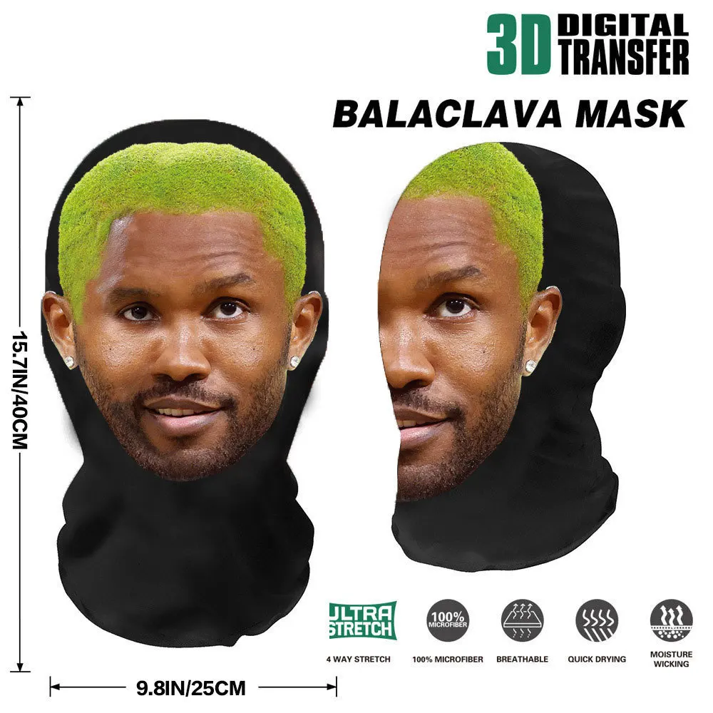 Cagoule Masque collant visage 3D