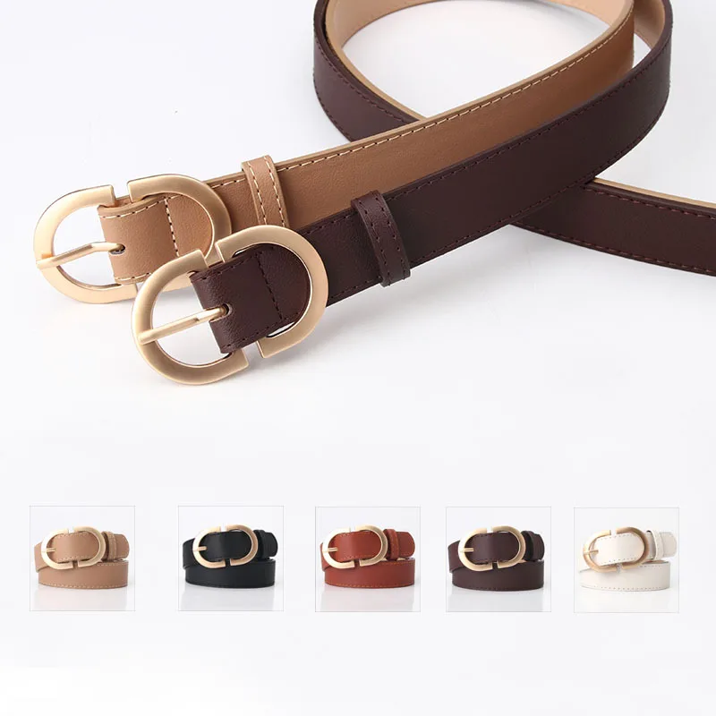 

New Versatile Women's Belt Fashion Coat Belt Women's Simple Bare Body Waist Faux Leather Decorative Belt