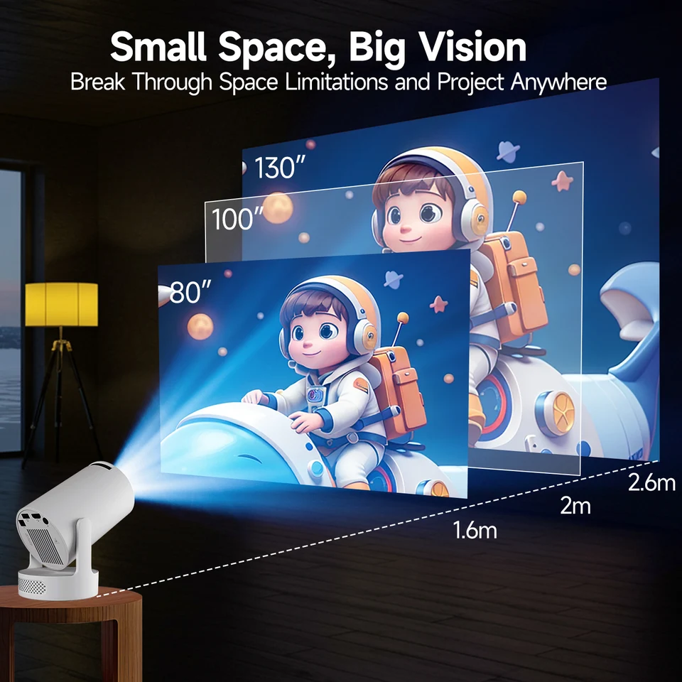 Magcubic Projector HY300 PRO + 8K Android 14 Dual Wifi6 Allwinner