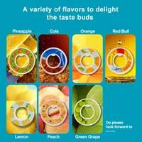 650ml ขวดน้ํารสกีฬาขวดดื่มรส Pods กลิ่นผลไม้ขึ้นถ้วยน้ําสําหรับ Outdoor Camping ฟิตเนสแฟชั่น 3