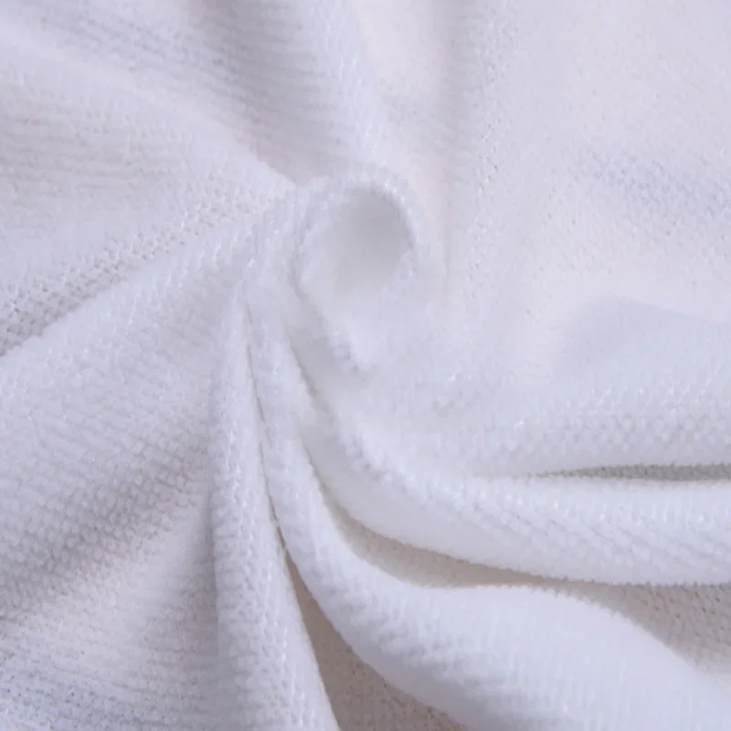 Face Towel 10pc White Soft Microfiber Fabric Hotel Bath Wash Cloths Hand Towels Portable Multifunctional Cleaning