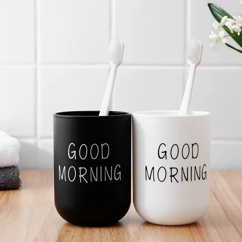 Portable Couple Toothbrush Cup Plastic Home Hotel Tooth Brush Holder Bathroom Accessories Mouthwash Storage Cups