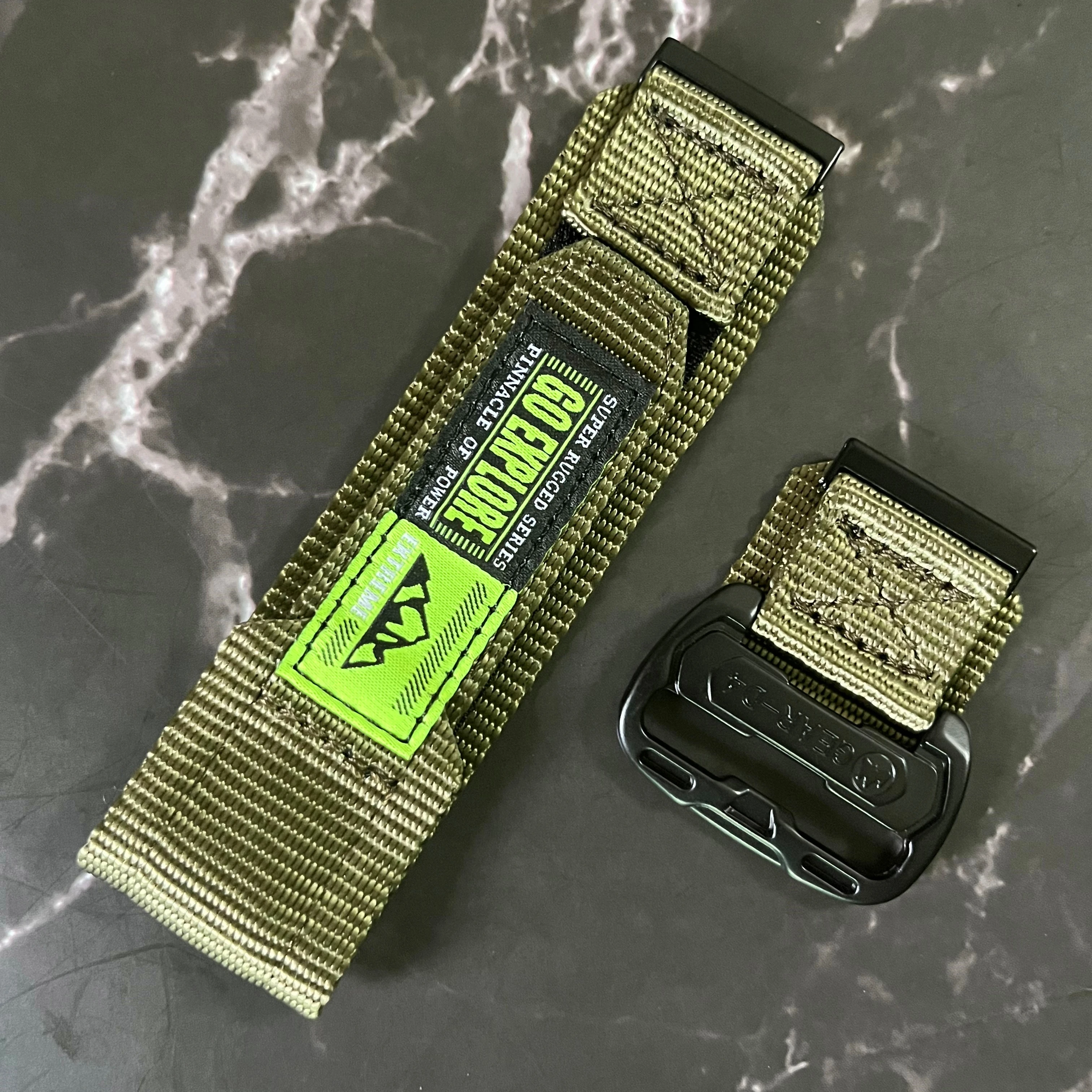 Premium 24mm Suunto Nylon Loop Strap - Easy Fit and Replaceable Wristband Belt