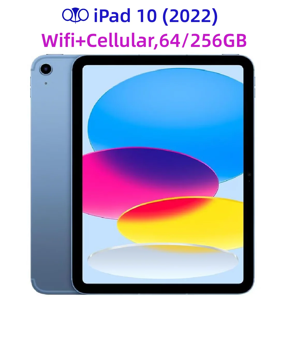 97% New Original Unlocked Apple iPad 10 () iPad 10th Gen Wifi+Cellular 64/256GB ROM 10.9'' A14 Bionic HDR Display Tablet