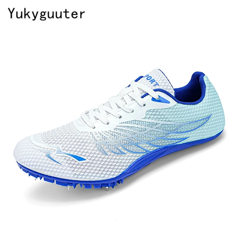 Professional Men Track Field Shoes Women Spikes Sneakers Athlete Running Training Lightweight Racing Match Spike Sport Shoes