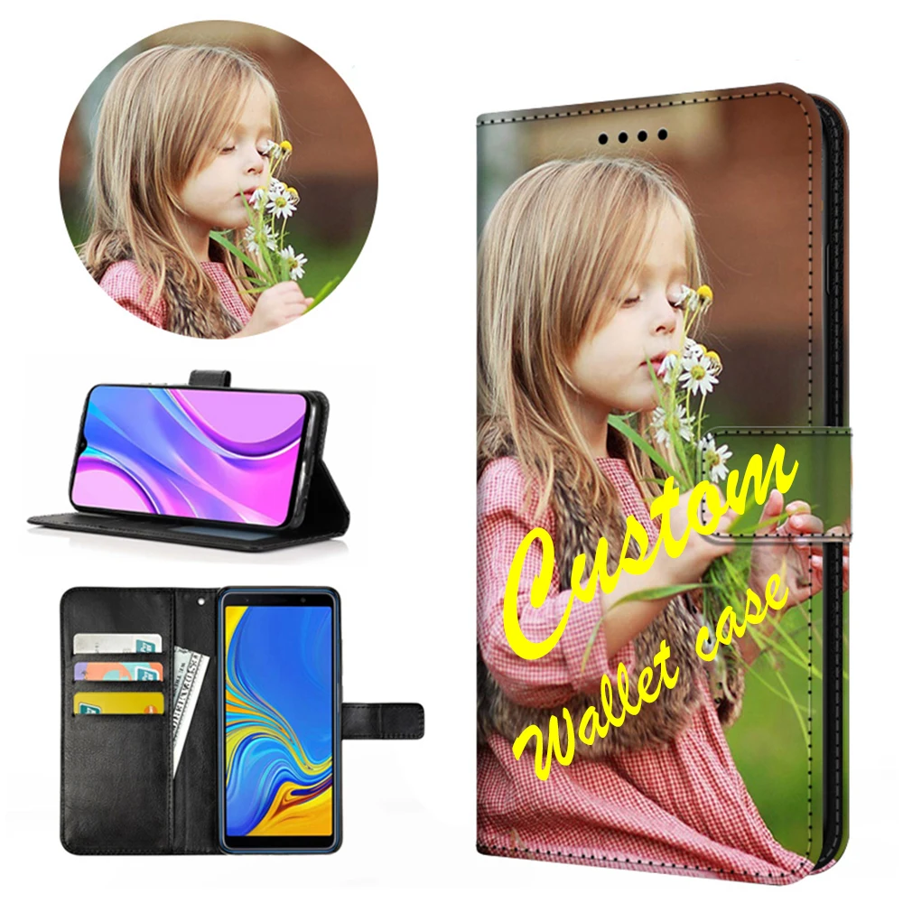 Personalized Photo Leather Wallet Cover – Custom Picture Case