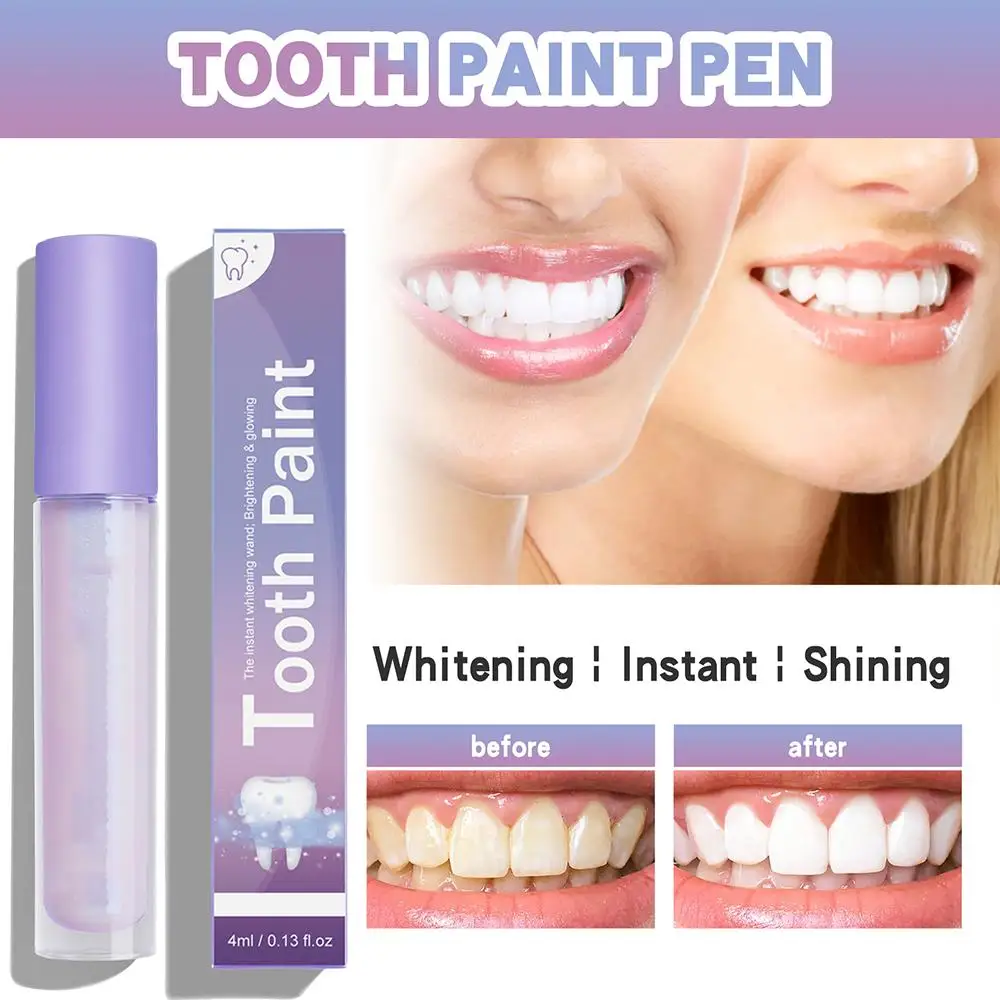 

Purple Whitening Toothpaste Yellowing Anti-Pigmentation Breath Teeth White Oral Cleaning Cleaning Fresh Bright Pen Teeth To N3W2