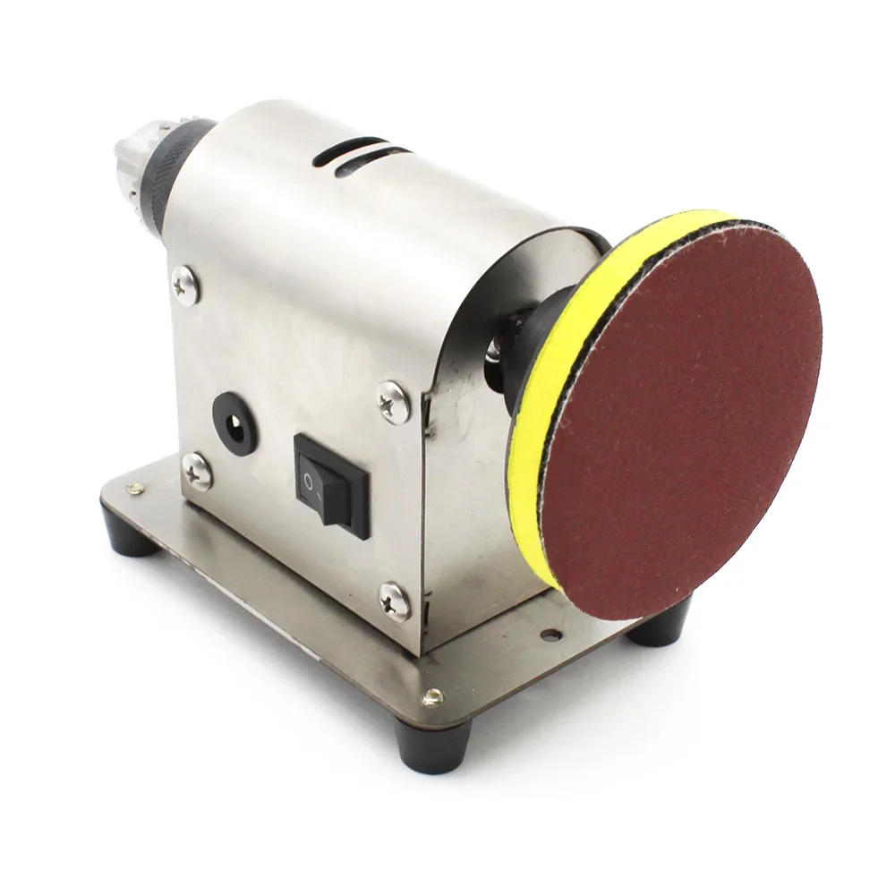 

EU Polishing Machine Jewelry Polishing Grinding Mill Buffer Machine Jewelry Grinder Polisher with 20pc Sandpaper 4500-9000 RPM