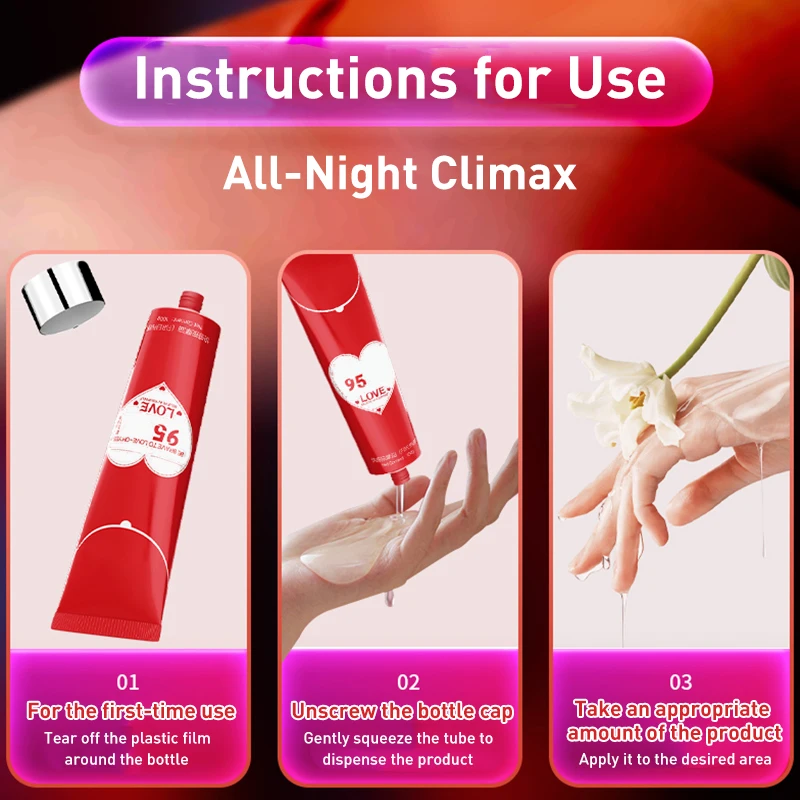 Sex Lubricant Massage Oil Ice and Fire Female Orgasm Liquid