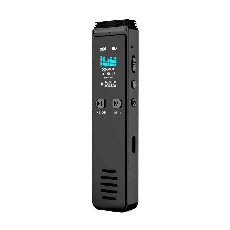 Sttwunake Professional Audio Voice Recorder Digital Hd Dictaphone Mini Hidden De