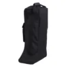 Boot Bag with Handle Oxford Cloth and Leather Black Waterproof Portable Boots Storage Bag for Cowboy Boots Snow Boots 3