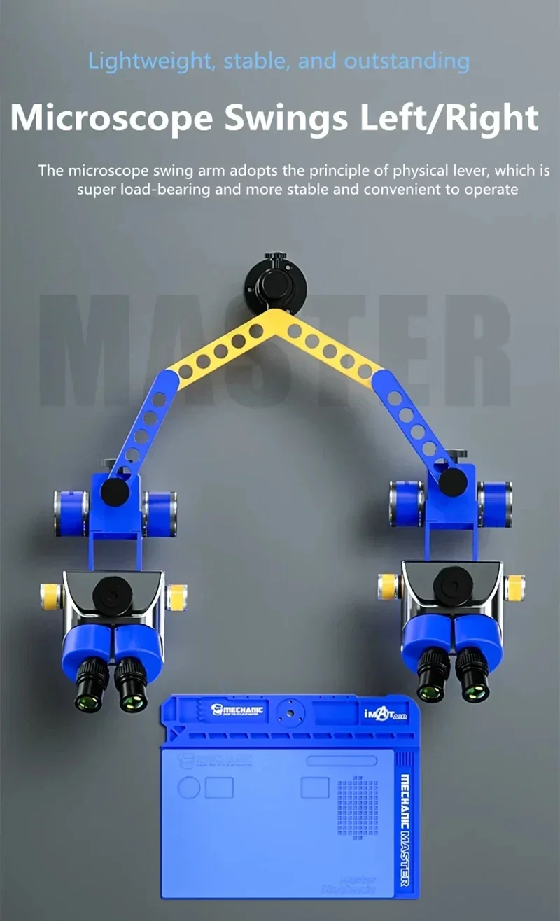 MECHANIC M2 M3 Microscope Free Rotating Adjustable Swing Arm