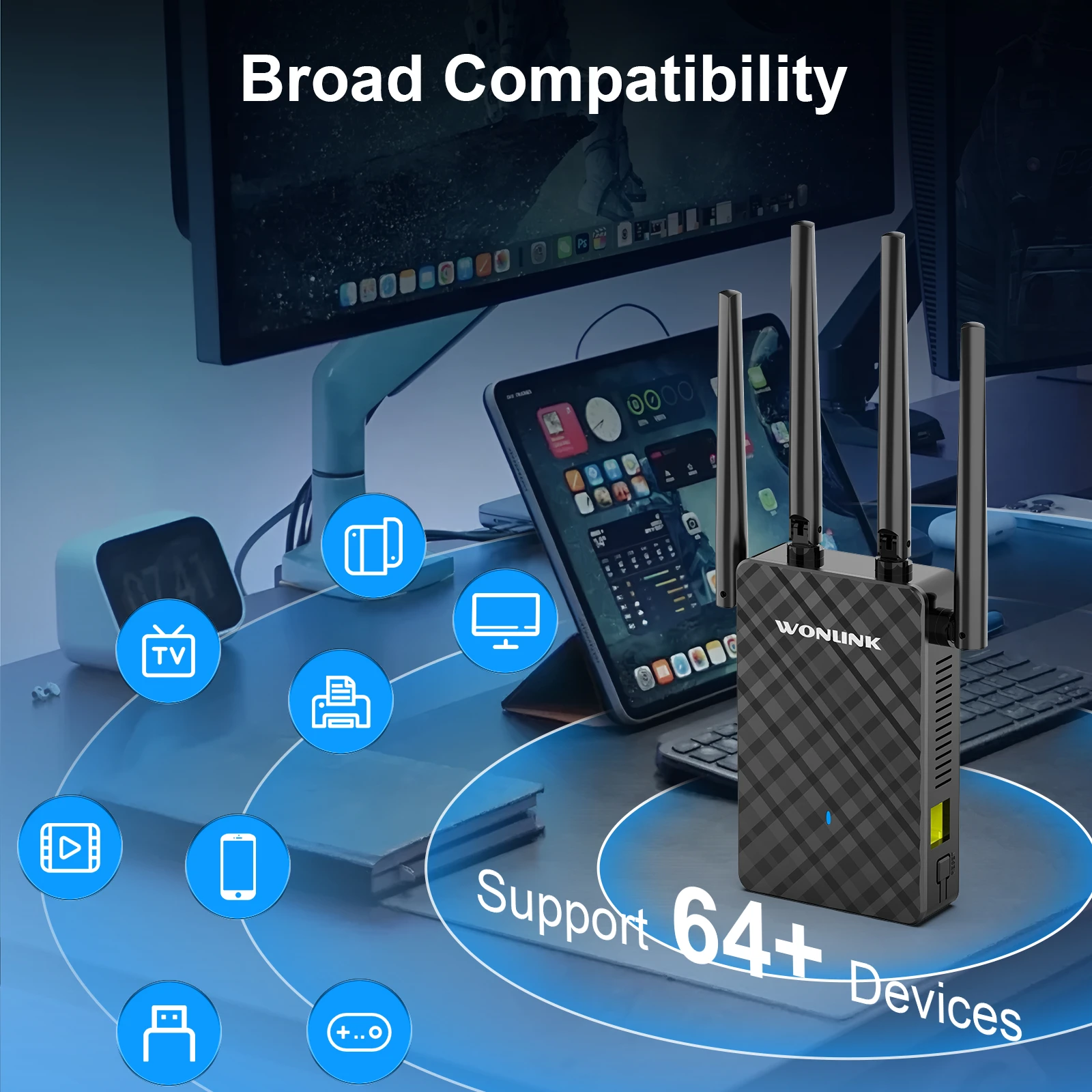 WONLINK 1200Mbps WiFi Repeater Dual-band Wireless