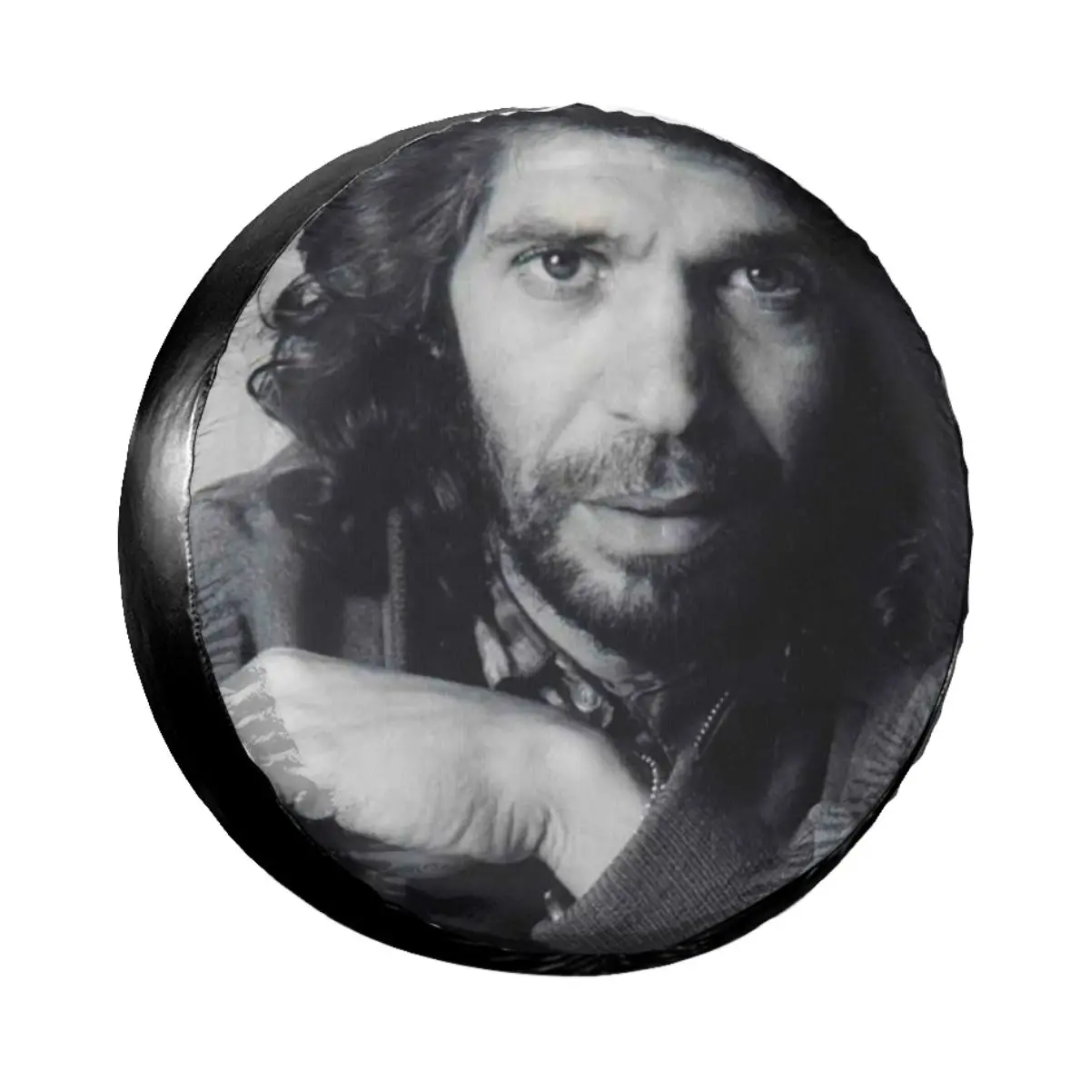 Island Shrimp Spare Tire Cover For Jeep Honda Custom Camaron De La Isla Spanish Singer Car Wheel Covers 14" 15" 16" 17" Inch