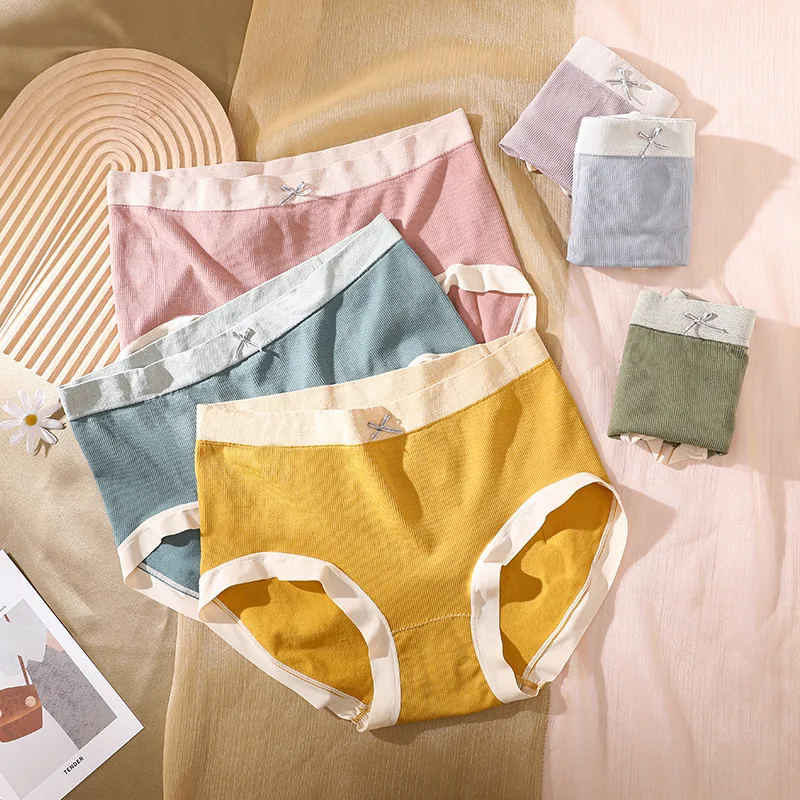 

Non Marking Enlarged Version 300 Pound Fat Women's Underwear with High Elasticity and Leg Length, Pure Cotton Graphene Crotch