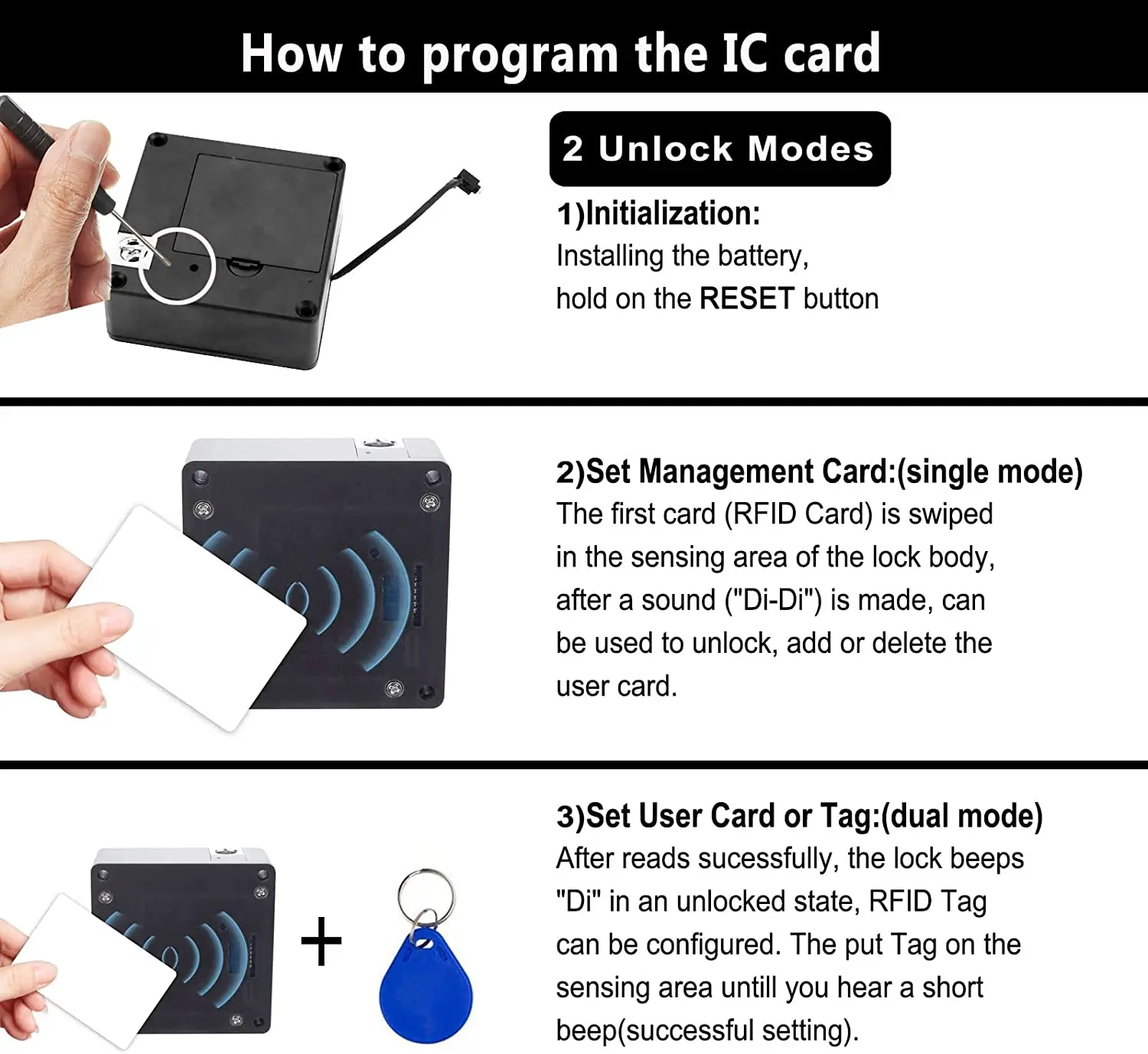 Cerradura electrónica RFID para gabinete, cerraduras de cajón NFC  inteligentes, cerradura de tarjeta oculta para muebles de madera para  gabinetes de