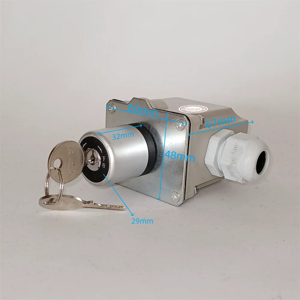 9300 9500 Escalator Parts Elevator Lift Accessory Chinese Version Up Down Operation Control Key Switch Box