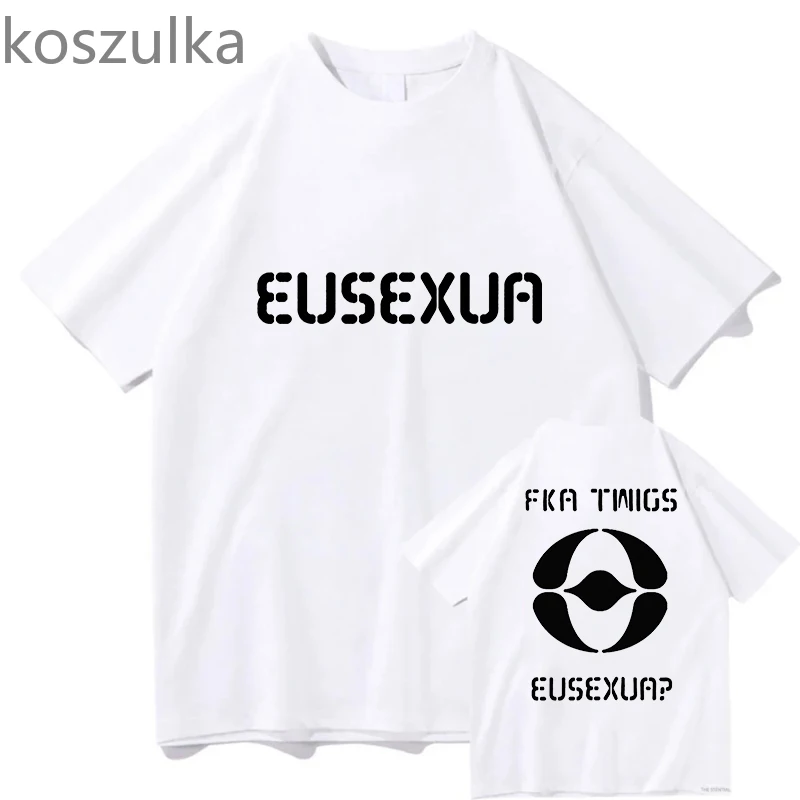 FKA twigs EUSEXUA Double Side T-Shirts Man Woman Fans Summer Gift Vintage Clothes Aesthetic Streetwear Harajuku Pullover Tops 6